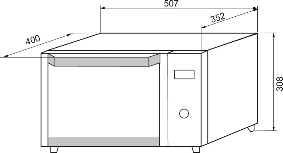 Мини-печь Krona Ofen 28 BL
