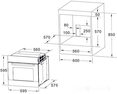 Духовой шкаф AKPO PEA 7008 MMD01 BL Духовой шкаф AKPO PEA 7008 MMD01 BL