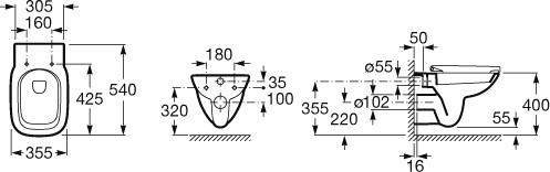Унитаз Roca Debba (346997000) Унитаз Roca Debba (346997000)
