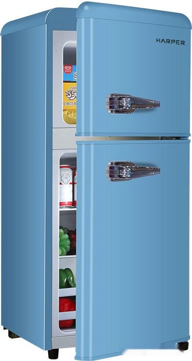 Холодильник HARPER HRF-T140M (голубой) Холодильник HARPER HRF-T140M (голубой)