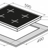 Варочная панель Maunfeld EVI.594.FL2(S)-GR Варочная панель Maunfeld EVI.594.FL2(S)-GR
