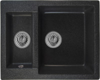Кухонная мойка Berge BR-6150 (черный матовый)