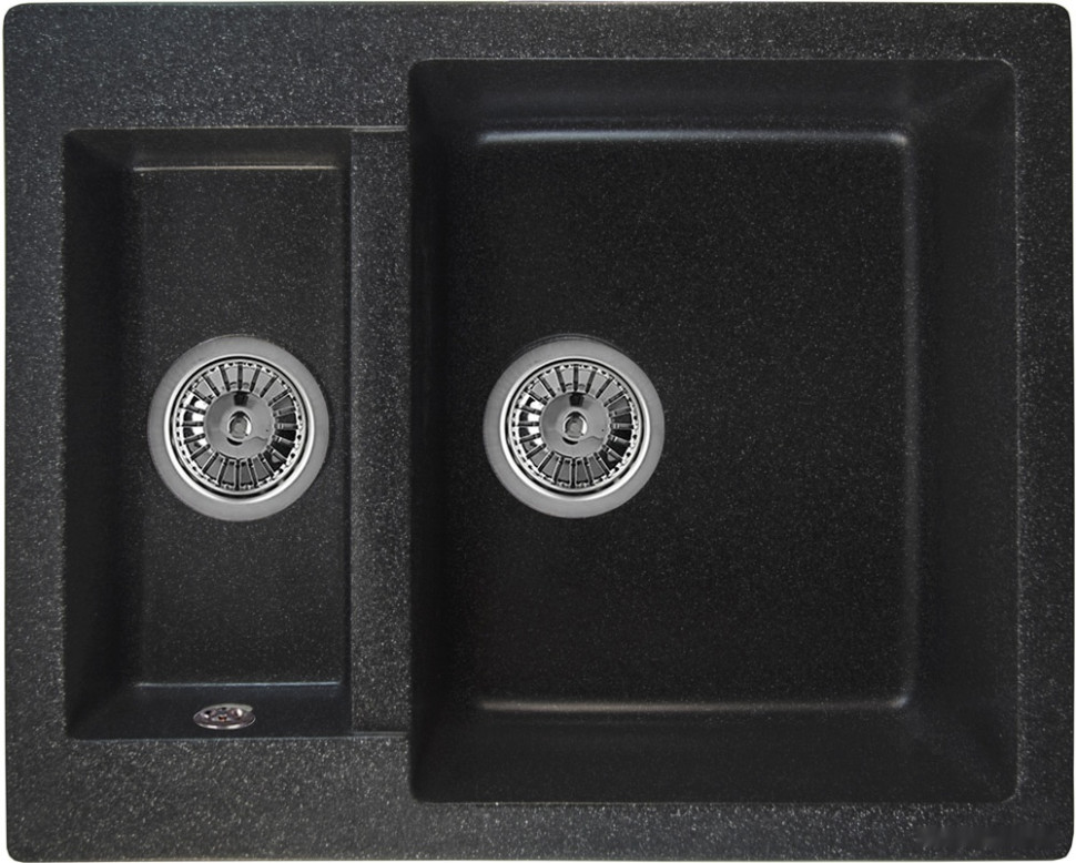 Кухонная мойка Berge BR-6150 (черный матовый)
