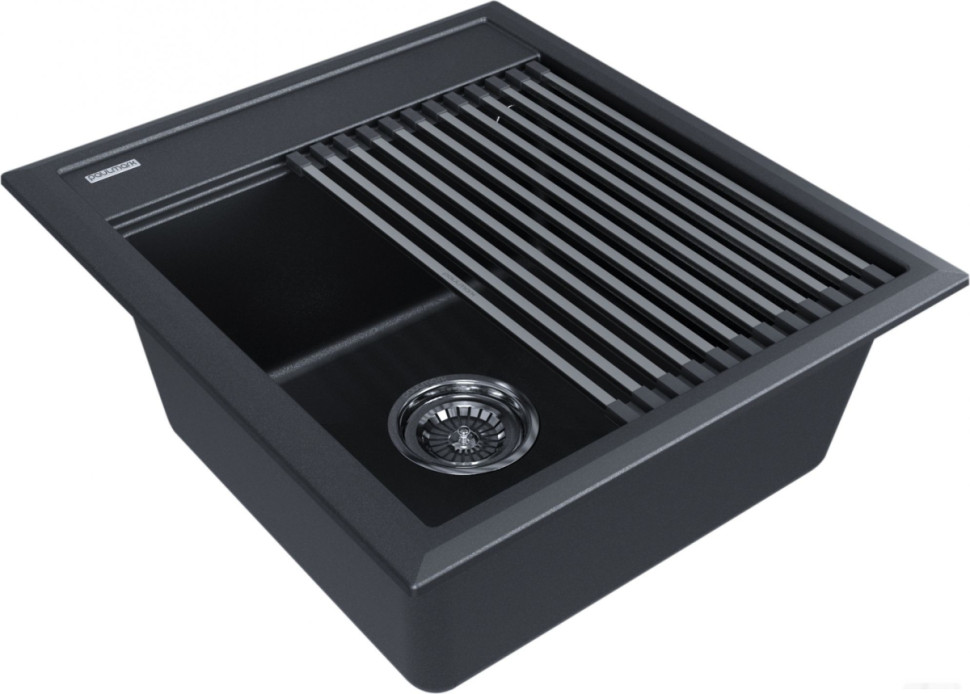 Кухонная мойка Paulmark PM114651-BLM