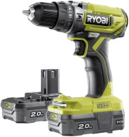 Ударная дрель-шуруповерт Ryobi R18PD2-220S 5133004459 (с 2-мя АКБ, сумка)