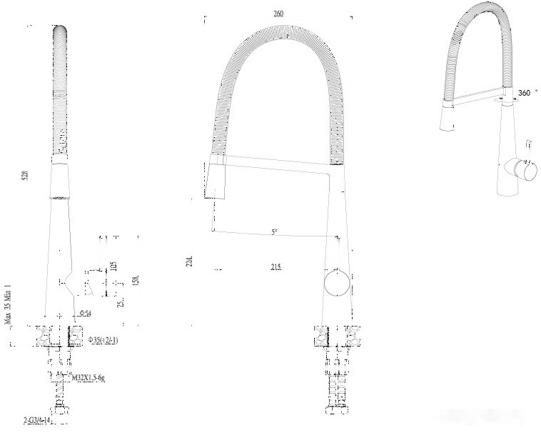 Смеситель Elleci P 01 Cromato Смеситель Elleci P 01 Cromato