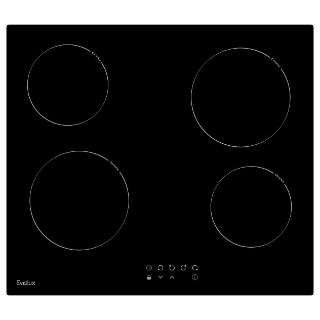 Варочная панель Evelux HEV 640 B Варочная панель Evelux HEV 640 B
