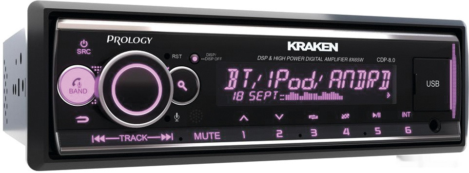Автомагнитола Prology CDP-8.0 Kraken