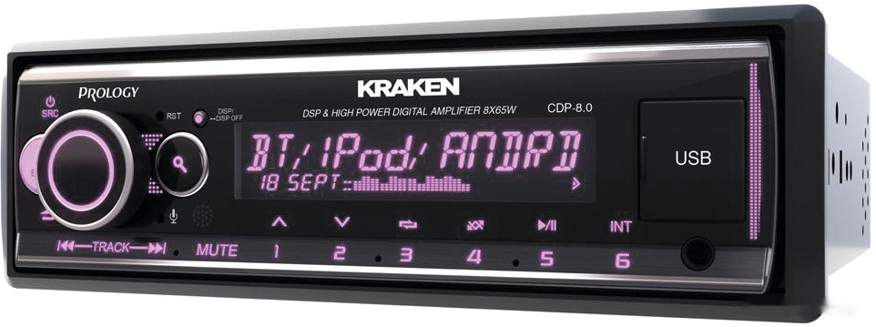 Автомагнитола Prology CDP-8.0 Kraken