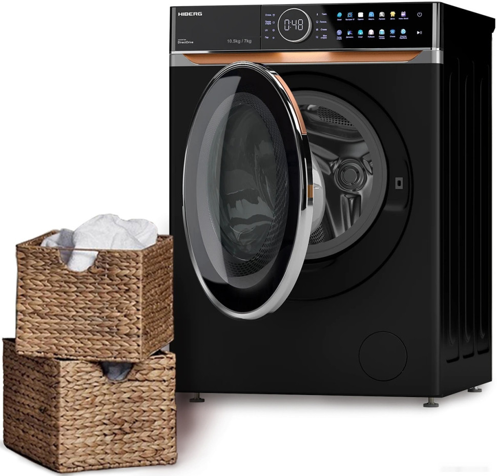Стиральная машина HIBERG i-DDQ10 10714 B Стиральная машина HIBERG i-DDQ10 10714 B