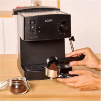 Рожковая помповая кофеварка Solac Espresso 20 Bar (черный)