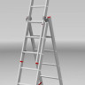 Лестница-стремянка Новая Высота NV 223 алюминиевая трёхсекционная 3x7 ступеней Лестница-стремянка Новая Высота NV 223 алюминиевая трёхсекционная 3x7 ступеней