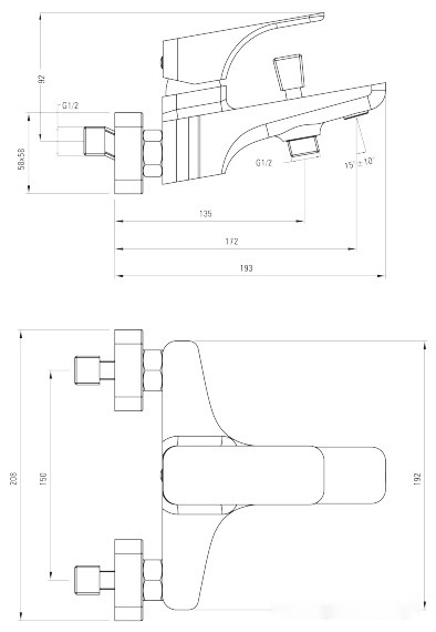 Смеситель Deante Hiacynt Nero BQH N10M Смеситель Deante Hiacynt Nero BQH N10M