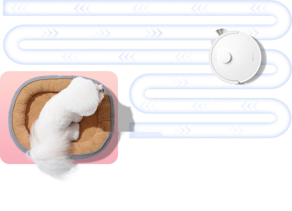 Робот-пылесос Dreame Trouver Robot Vacuum E20 Plus RLE12GD (евровилка, белый) Робот-пылесос Dreame Trouver Robot Vacuum E20 Plus RLE12GD (евровилка, белый)