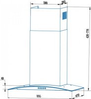 Вытяжка CATA CG5-T900X
