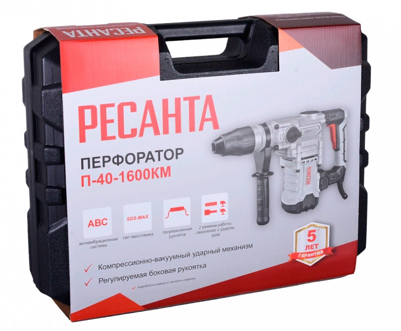 Перфоратор Ресанта П-40-1600КМ Перфоратор Ресанта П-40-1600КМ