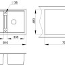 Кухонная мойка Granula 8101 черный Кухонная мойка Granula 8101 черный