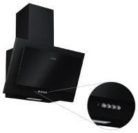 Вытяжка Elikor Коралл 60П-430-К3Д черный/черн.стекло