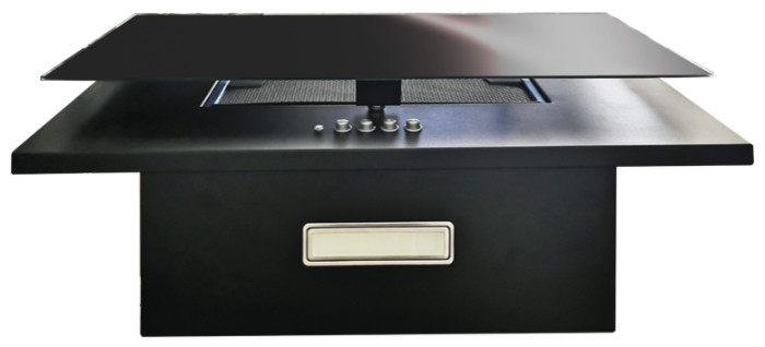 Вытяжка Elikor Коралл 60П-430-К3Д черный/черн.стекло Вытяжка Elikor Коралл 60П-430-К3Д черный/черн.стекло