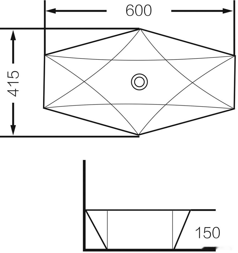 Умывальник Grossman GR-3030 Умывальник Grossman GR-3030