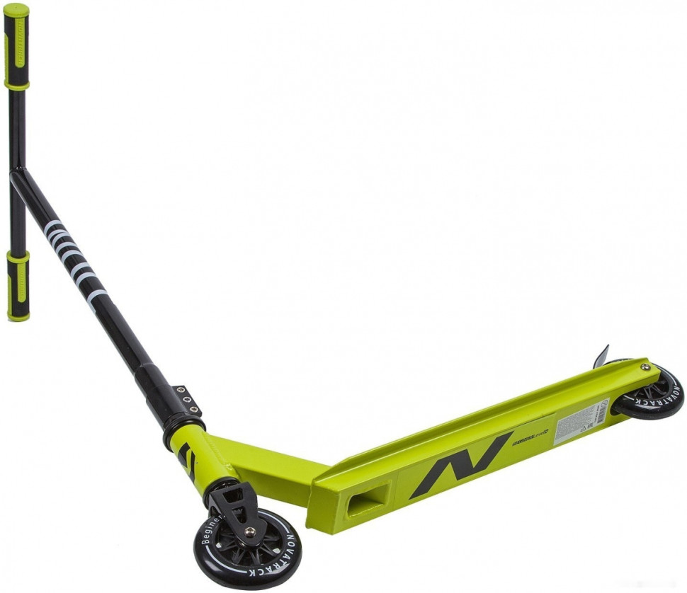 Самокат Novatrack Wolf EL 110P.WOLF.BGN9 (зеленый) Самокат Novatrack Wolf EL 110P.WOLF.BGN9 (зеленый)
