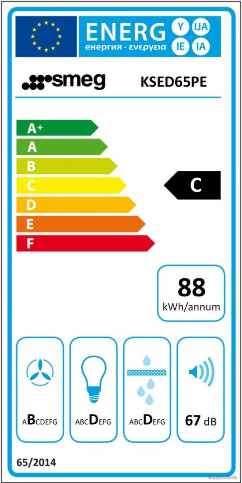 Вытяжка Smeg KSED65PE