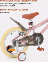 Детский велосипед Rant Vintage 16 (розовый)