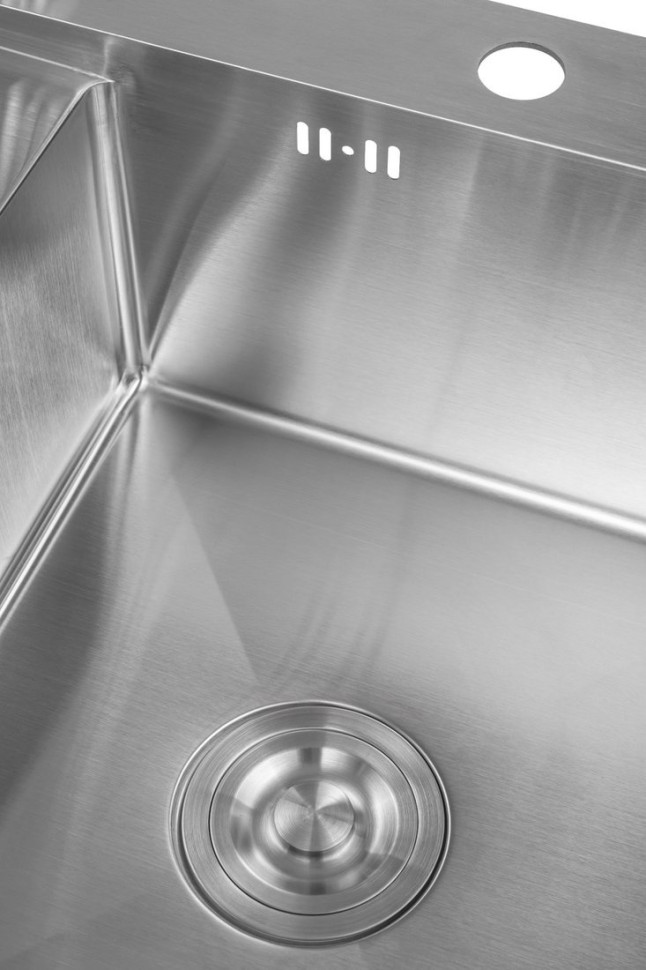 Кухонная мойка Saniteco 4848 + Spike F9S07000 (хром, с сифоном, дозатором и коландером) Кухонная мойка Saniteco 4848 + Spike F9S07000 (хром, с сифоном, дозатором и коландером)