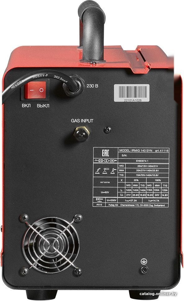 Сварочный инвертор FUBAG IRMIG 140 SYN 41399 Сварочный инвертор FUBAG IRMIG 140 SYN 41399