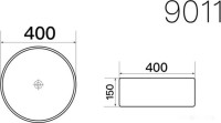 Умывальник Axus 40 9011