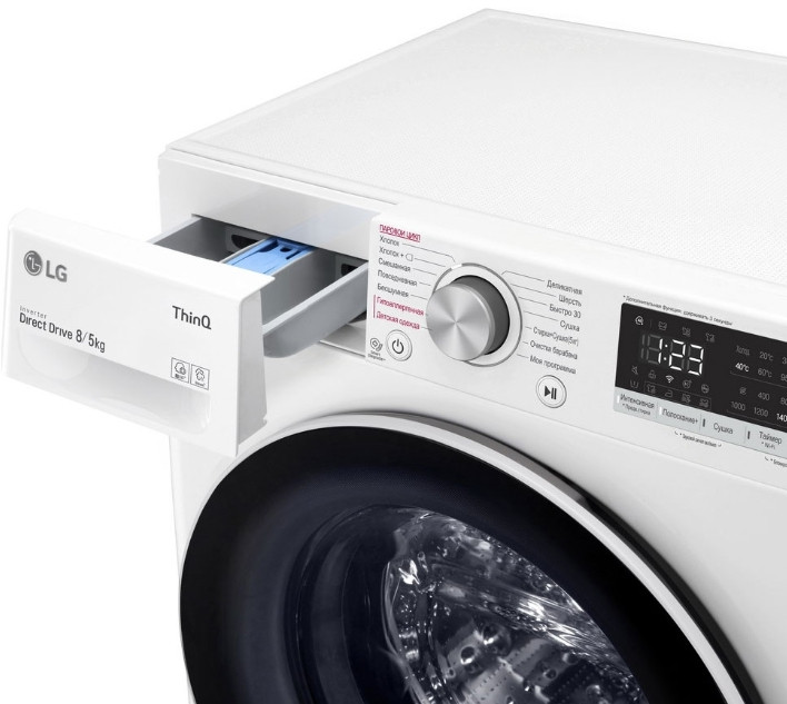 Стиральная машина LG F4V5TG0W Стиральная машина LG F4V5TG0W