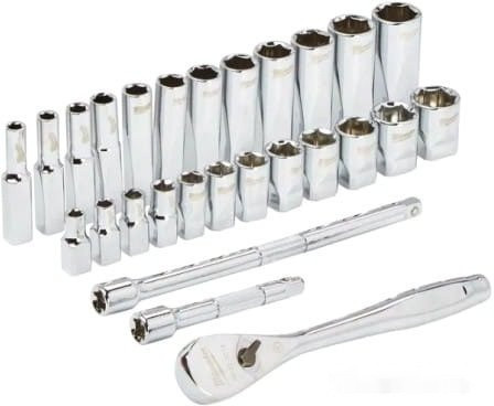 Набор трещотка с головками Milwaukee 4932471864 (28 предметов)