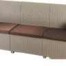 Садовый диван Keter Toledo Love Seat Max 254012 (капучино)