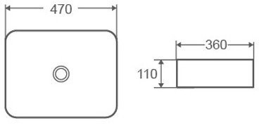 Умывальник D&K Berlin DT1431216 (белый)