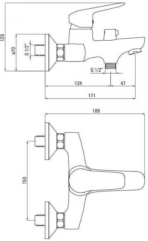 Смеситель Deante BORO BMO 011M