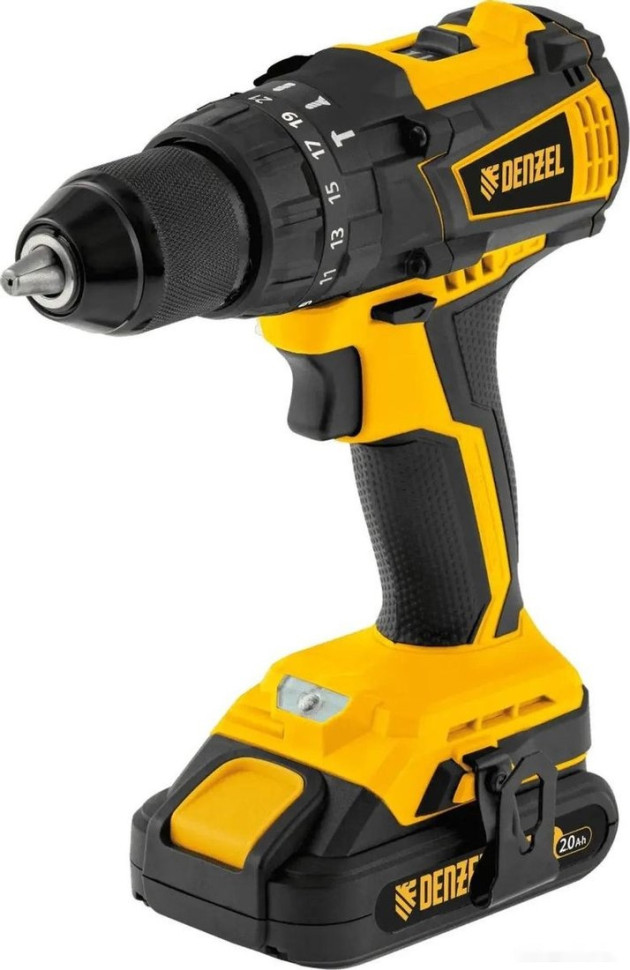 Ударная дрель-шуруповерт Denzel CIDB-IB-18-02 26130 (с 2-мя АКБ, кейс, набор оснастки) Ударная дрель-шуруповерт Denzel CIDB-IB-18-02 26130 (с 2-мя АКБ, кейс, набор оснастки)