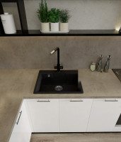 Кухонная мойка GranFest GF-UR-658 (песочный)