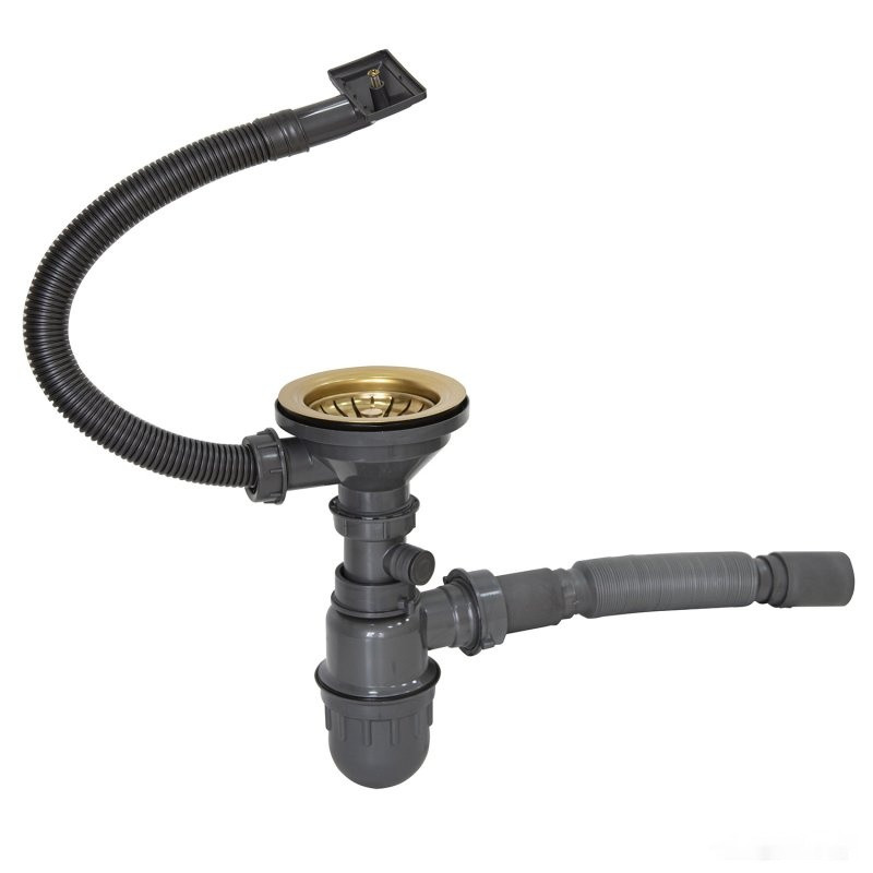 Кухонная мойка Mixline 548566 (золото, 3 мм)