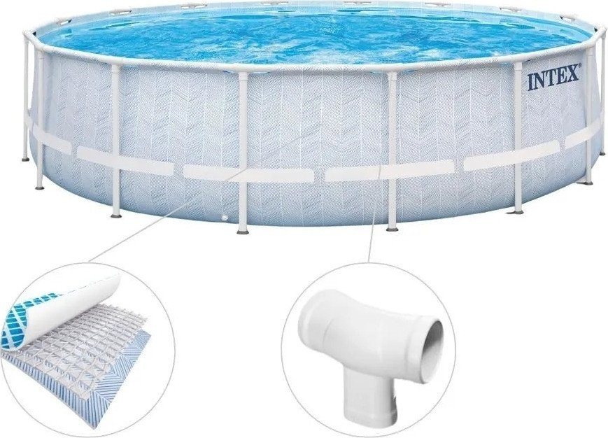 Бассейн INTEX Prism Frame Chevron 26746 (488х122) Бассейн INTEX Prism Frame Chevron 26746 (488х122)