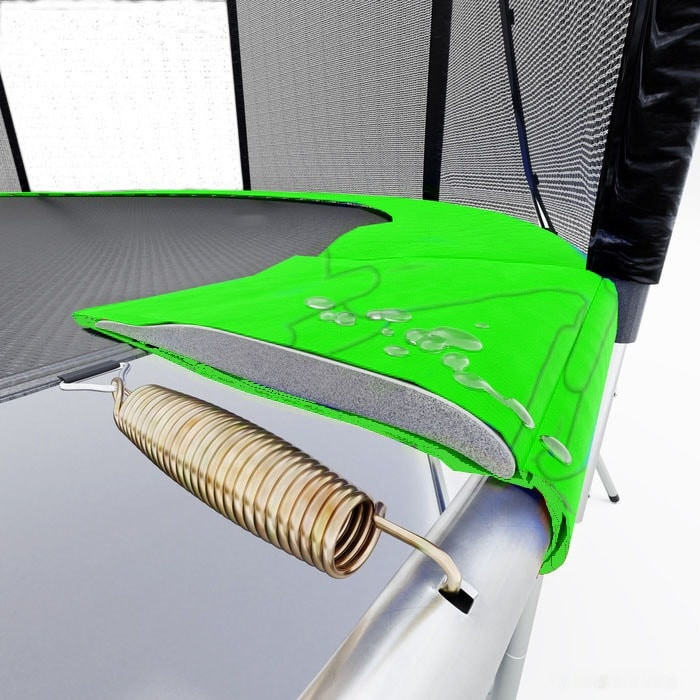 Батут Atlas Sport 312 см - 10ft Basic (с лестницей, зеленый) Батут Atlas Sport 312 см - 10ft Basic (с лестницей, зеленый)