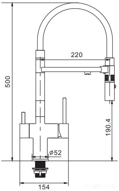 Смеситель Rose R958L (сатин) Смеситель Rose R958L (сатин)