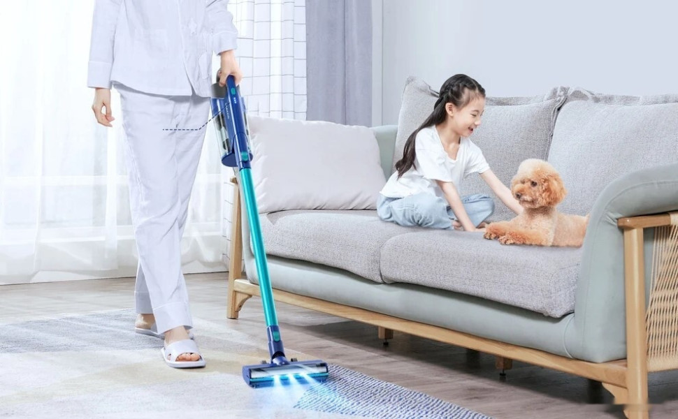 Пылесос Leacco S31 Cordless Vacuum Cleaner (синий)