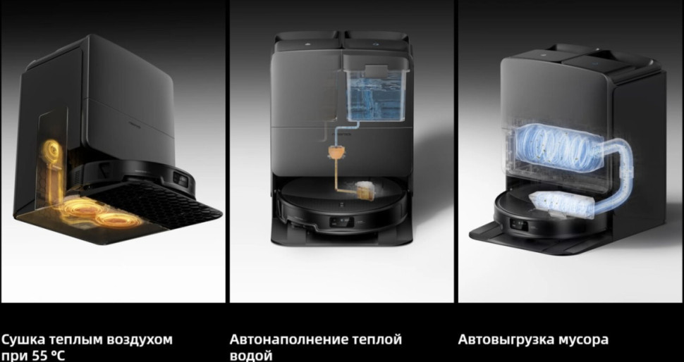 Робот-пылесос Roborock Saros 20 S2052-02 (черный)