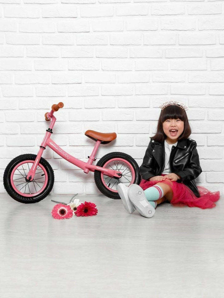 Беговел Amarobaby Road Racer (розовый)