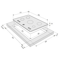 Варочная панель Krona NOVANTA 90 IV