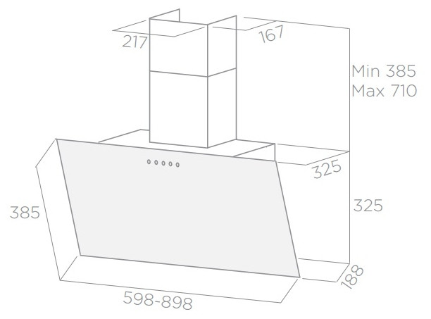 Вытяжка Elica SHIRE WH/A/90 Вытяжка Elica SHIRE WH/A/90