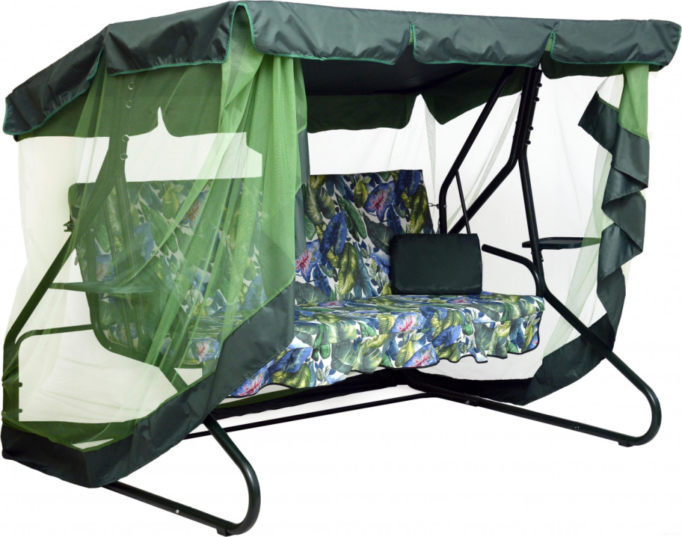 Садовые качели Sundays Garden Люкс-021 с сеткой с1405