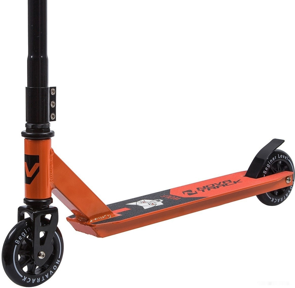 Самокат Novatrack Wolf EL 110P.WOLF.BOR9 (оранжевый) Самокат Novatrack Wolf EL 110P.WOLF.BOR9 (оранжевый)