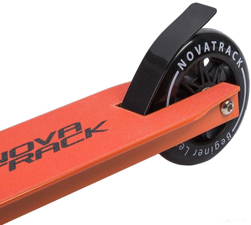 Самокат Novatrack Wolf EL 110P.WOLF.BOR9 (оранжевый) Самокат Novatrack Wolf EL 110P.WOLF.BOR9 (оранжевый)