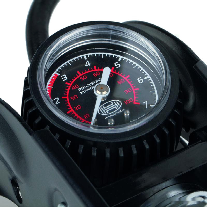 Насос ножной велосипедный Heyner PedalPower PRO (черный) Насос ножной велосипедный Heyner PedalPower PRO (черный)